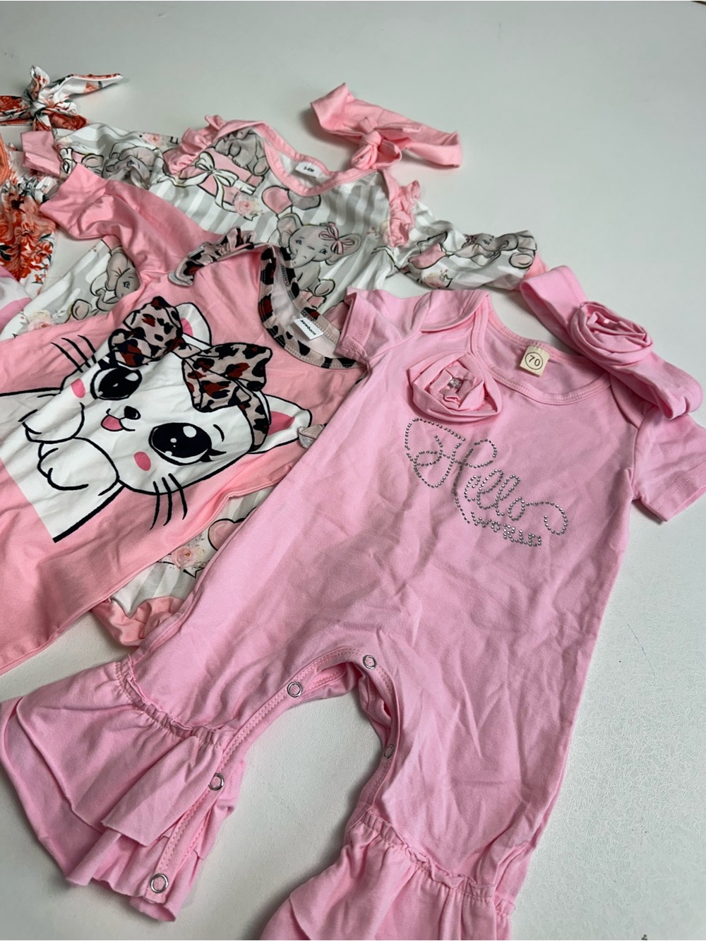 Baby girl, bundle clothes, (New)‎ 5 outfits . Newborn to 6 months. - Picture 8 of 16